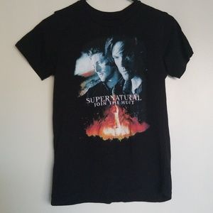 Supernatural black tee shirt